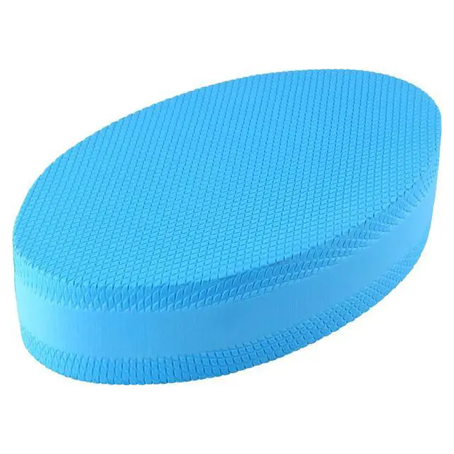 Alt view image 2 of 7 - Stability Trainer Pad - Blue Foam Balance Exercise Cushion for Yoga, Pilates and Fitness - Improves Balance & Ankle Strength