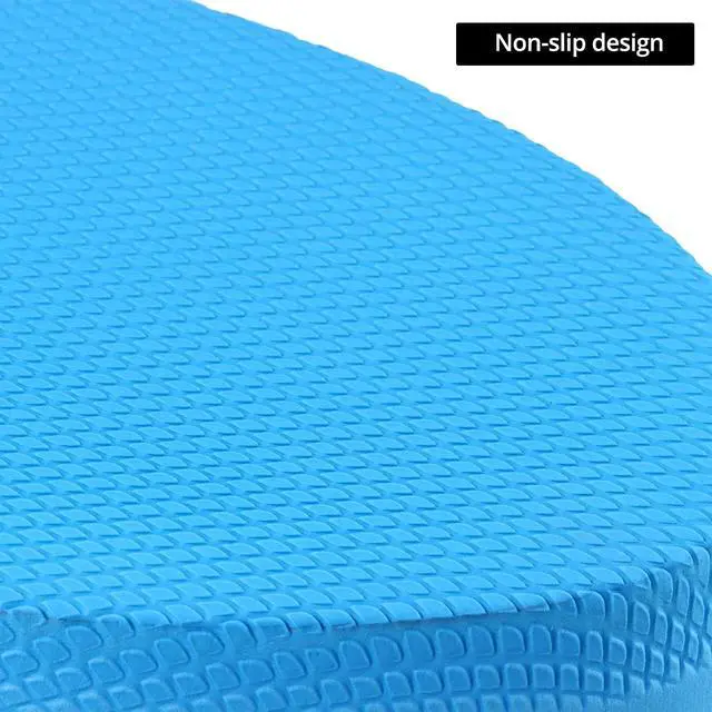 Alt view image 4 of 7 - Stability Trainer Pad - Blue Foam Balance Exercise Cushion for Yoga, Pilates and Fitness - Improves Balance & Ankle Strength