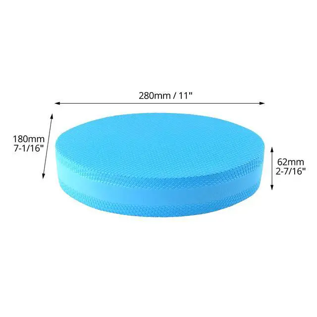 Alt view image 6 of 7 - Stability Trainer Pad - Blue Foam Balance Exercise Cushion for Yoga, Pilates and Fitness - Improves Balance & Ankle Strength