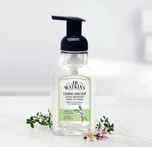 Alt view image 5 of 7 - Foaming Hand Soap with Pump Dispenser, Moisturizing Foam Hand Wash, Alcohol-Free, Cruelty-Free, Neroli & Thyme, 9 fl oz, 3 Pack