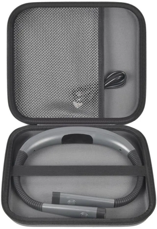 Main image of Case Compatible with Glocusent/for Vekkia/for LITOM/for LEDGLE/for TAKKUI/for TSINGREE LED Neck Reading Light Book Light for Reading. Storage Carrying Holder for USB Cable - Gray (Box Only)