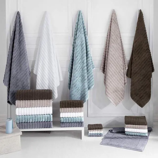 Alt view image 6 of 7 - Classic Turkish Towels CTT Luxurious 100% Turkish Cotton Washcloths 6 Pack, Highly Absorbent & Quick Dry, Face Towels Wash Cloths for Hotel, Spa & Gym | 13"x13" (Platinum)