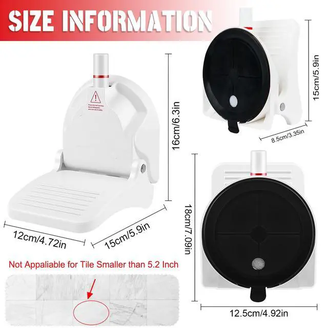 Alt view image 4 of 7 - Suction Cup Shower Foot Rest for Shaving Legs, Foldable Shower Step Foot Rest Tool Stand to Shave Legs, Anti-Slip Shower Ledge Leg Shaving Shelf