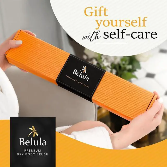 Alt view image 7 of 7 - Dry Brushing Body Brush Set - Natural Boar Bristle Body Brush, Exfoliating Face Brush & Bath Gloves - Ideal Dry Skin Brush for Lymphatic Drainage & Healthy Glowing Skin!