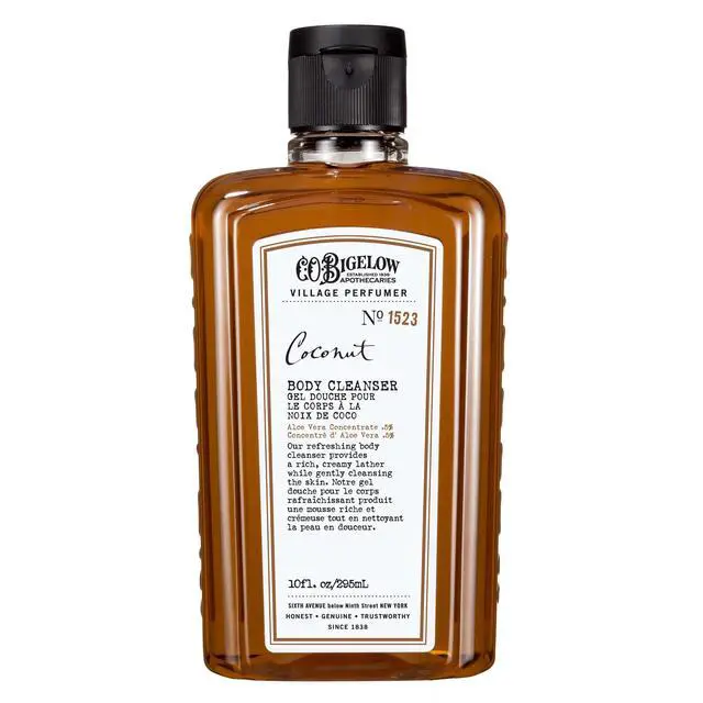 Alt view image 2 of 7 - Coconut Body Wash, Village Perfumer Moisturizing Body Wash with Aloe Vera, 10 Fl Oz
