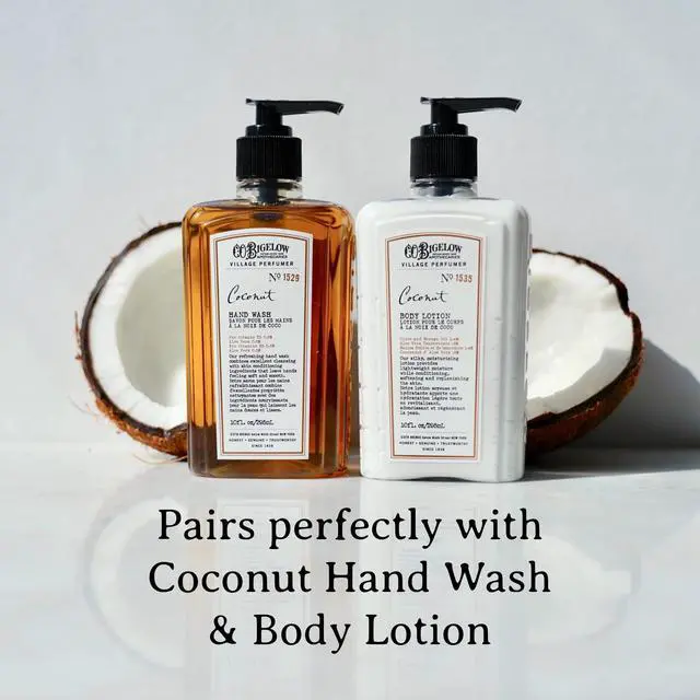 Alt view image 6 of 7 - Coconut Body Wash, Village Perfumer Moisturizing Body Wash with Aloe Vera, 10 Fl Oz
