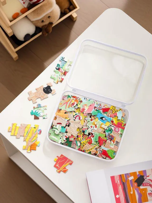 Alt view image 4 of 7 - 3PCS Large Clear Hard Shell Zippered Case, Diaper Bag Organizing Pouches, Waterproof Cosmetic Bag, Storage Organizer Bins.