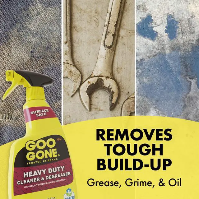 Alt view image 3 of 7 - Heavy Duty Cleaner & Degreaser Spray With Microfiber Cleaning Towel Cuts Through Tough Grease, Oil & Grime - 32 Oz (2 Pack + Towel)