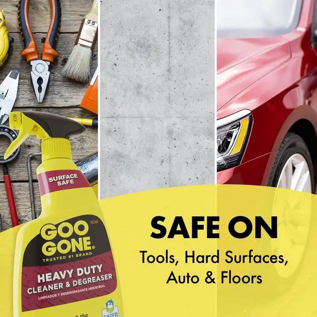 Alt view image 4 of 7 - Heavy Duty Cleaner & Degreaser Spray With Microfiber Cleaning Towel Cuts Through Tough Grease, Oil & Grime - 32 Oz (2 Pack + Towel)