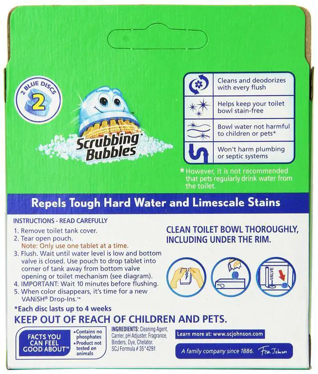 Alt view image 2 of 2 - Automatic Toilet Bowl Cleaner - Blue, 1.70 Ounce (Pack of 12)