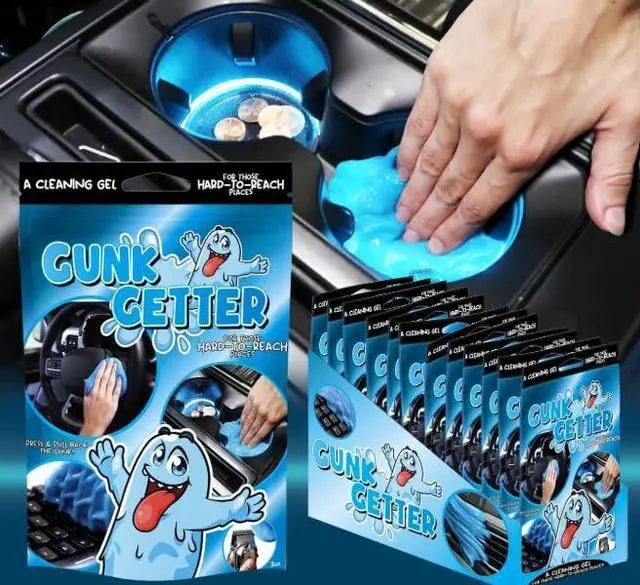 Main image of Car Cleaning Gel 12 Pack for Those Hard to Reach Places, Automotive Cup Holder Electronic Keyboard Office, Slime Gel Cleaner Dust Crumb Removal (Blueberry, 12 Pack)
