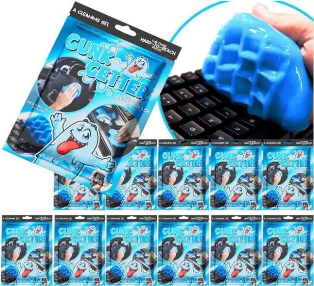 Alt view image 6 of 7 - Car Cleaning Gel 12 Pack for Those Hard to Reach Places, Automotive Cup Holder Electronic Keyboard Office, Slime Gel Cleaner Dust Crumb Removal (Blueberry, 12 Pack)