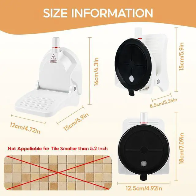 Alt view image 7 of 7 - No-Drill Foldable Anti-Slip Shower Foot RestShower Step for Shaving Legs with Powerful Suction Cups, Multi-Purpose Shower Shaving Foot RestSupports Pregnant Women and Those with Back Pain