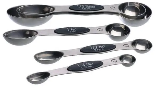 Main image of 5pc Measuring Spoons Set Stainless Steel, Accurate Measurements for Cooking and Baking, Easy-to-Read, BPA-Free