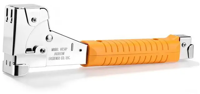 Main image of Heavy Duty Hammer Tacker, Chromed-Steel Manual Stapler with Sure-Grip Handle, Dual-Capacity Rear-Load Magazine, Fits 5/16, 3/8", or 1/2" Staples