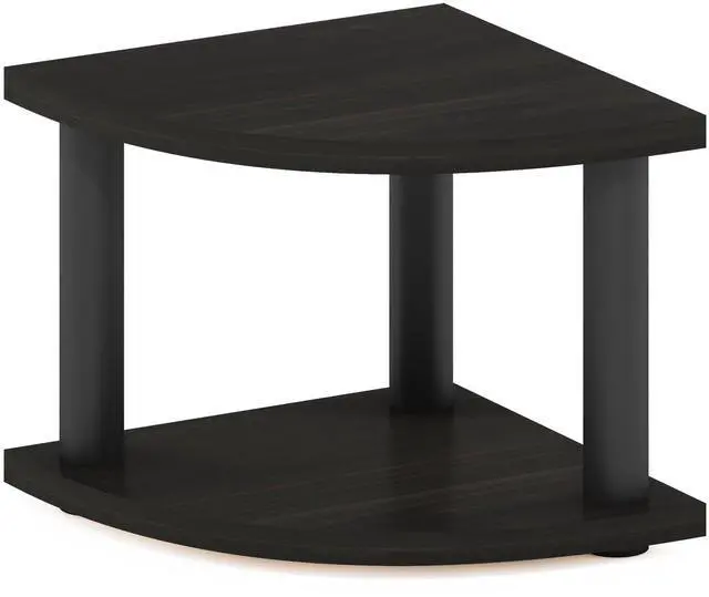 Alt view image 5 of 6 - Turn-N-Tube Kitchen Countertop Organizer, 2-Tier Corner Countertop Organizer Shelf, Corner Shelf, for Kitchen, Pantry, Organizers and Storage, Espresso