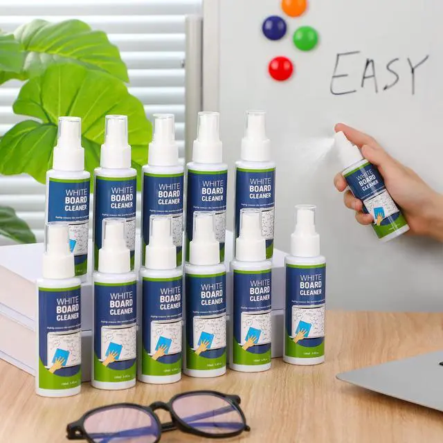 Alt view image 4 of 7 - 12 Pcs Whiteboard Spray Cleaner 3.4 oz Dry Erase Board Cleaner Removes for Whiteboard Chalkboard Office Classroom Accessories