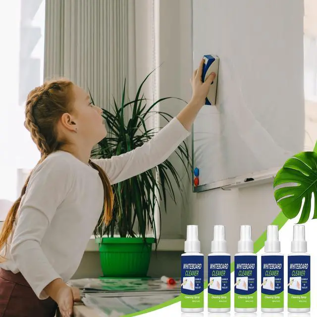 Alt view image 6 of 7 - 12 Pcs Whiteboard Spray Cleaner 3.4 oz Dry Erase Board Cleaner Removes for Whiteboard Chalkboard Office Classroom Accessories