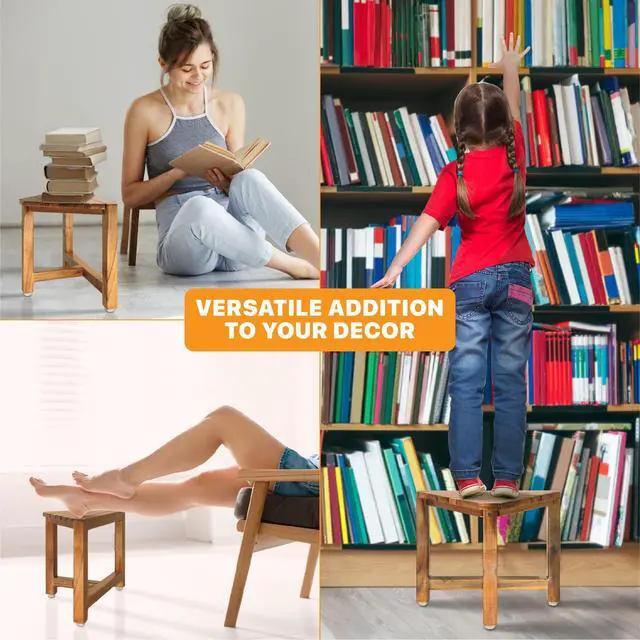 Alt view image 6 of 6 - Shower Foot Rest 12 in - Shower Stool for Shaving Legs, Small Corner Bathroom Bench Suitable for Small Shower Spaces - Bath Seat, Spa Foot Rest Shaving Stool Corner