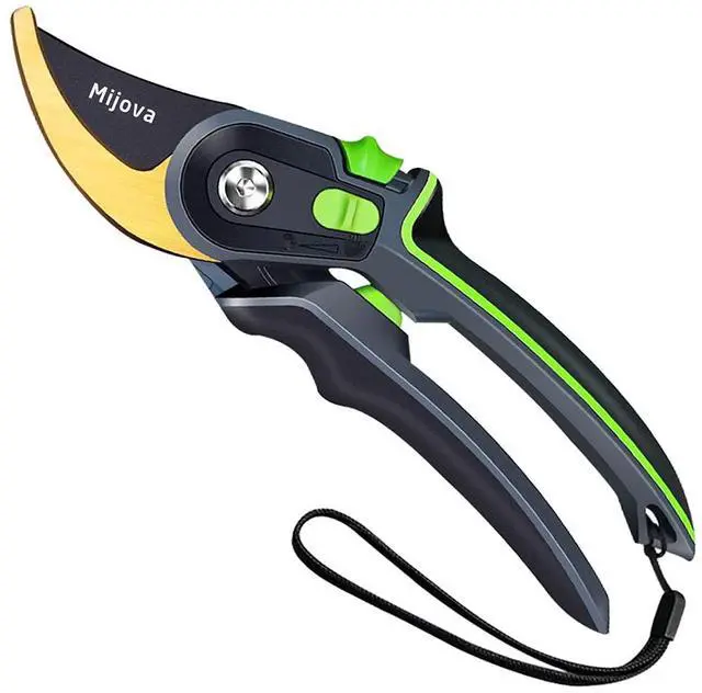 Main image of Professional Garden Shears & Clippers Sharp Pruning Shears for Flowers, Twigs, Roses, Grape Vines, Trees & Bonsai | Heavy-Duty Hand Scissors, Secateurs & Trimmers | Perfect Gardening Gift (green)