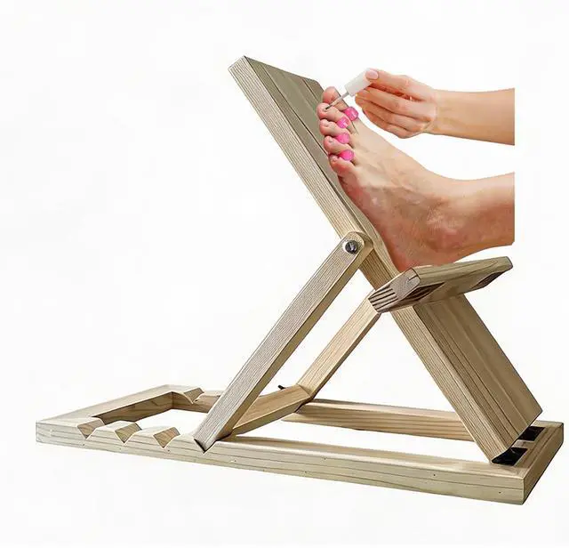Main image of Beauty Footrest,Pedicure Foot Rest, Adjustable Foot Stand with Non-Slip, Easy at-Home Pedicures (White)