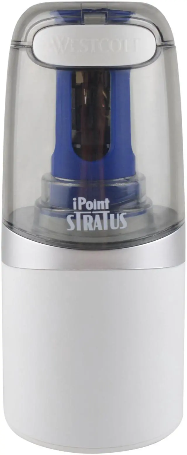 Main image of 17793 iPoint Stratus Electric Pencil Sharpener with Titanium-Bonded Blades and Pop-Top Canister for School, Office and Home, Assorted Colors