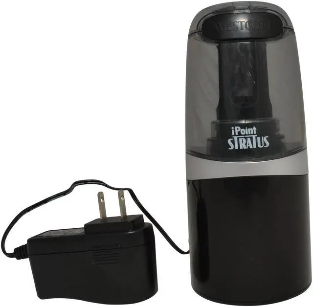 Alt view image 5 of 7 - 17793 iPoint Stratus Electric Pencil Sharpener with Titanium-Bonded Blades and Pop-Top Canister for School, Office and Home, Assorted Colors
