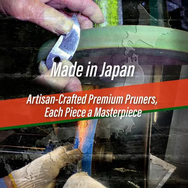 Alt view image 3 of 6 - Bypass Pruning Shears 8 - Professional Japanese Hand Pruners Garden Scissors Gardening Tools
