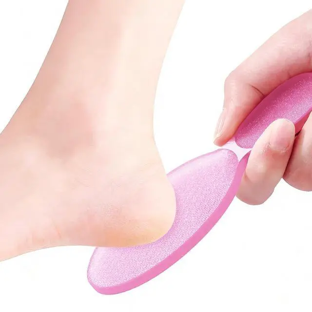 Alt view image 3 of 7 - Foot File, Foot Scrubber Callus Remover, Foot Care Pedicure Tool, Foot File with Nano-Level Grinding Points, Portable Foot Scrubber for Dead Skin Removal, Cracking, Wet and Dry Feet