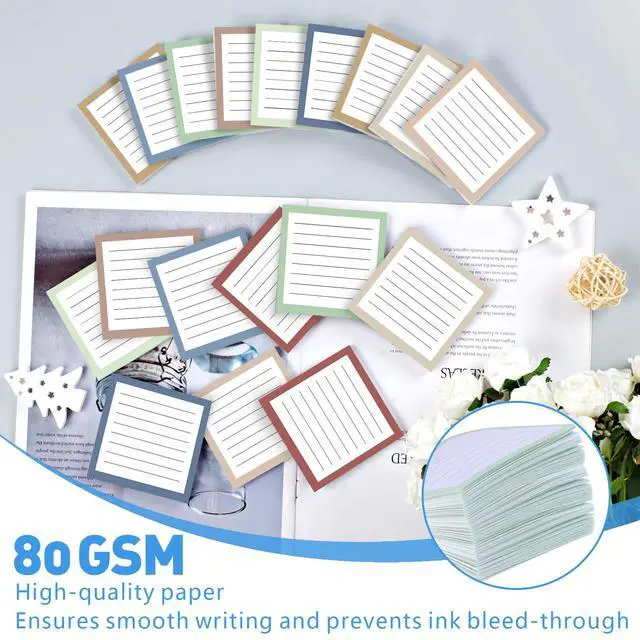 Alt view image 5 of 7 - 18 Pack Lined Sticky Notes, 3x3 in Sticky Notes with Lines, 6 Different Colour Super Sticking Memo Pads for Office, School, Home Desks and More