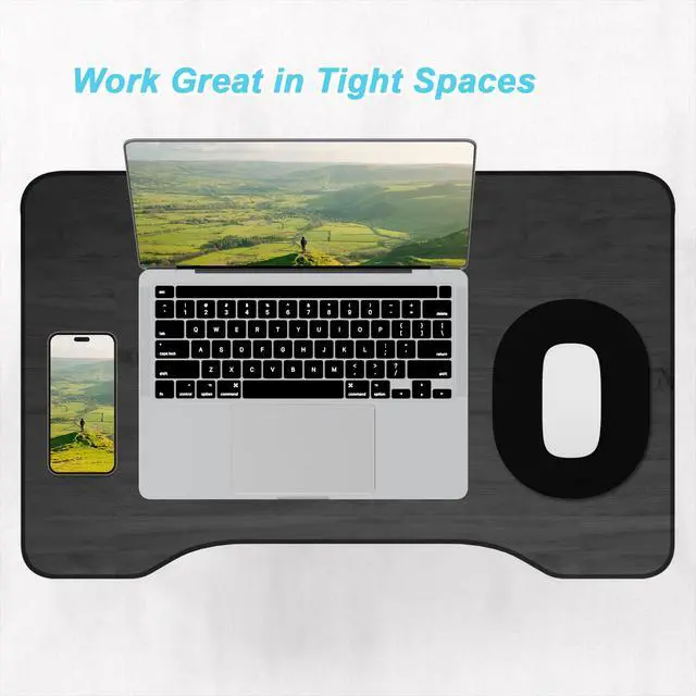 Alt view image 4 of 7 - Small Mouse Pad 6 x 8 Inch, Takes up Wrist and Mouse Space, Waterproof Compact Mini Mouse Mat for Laptop Computer Wireless Mouse Keyboard Home Office Travel,Black