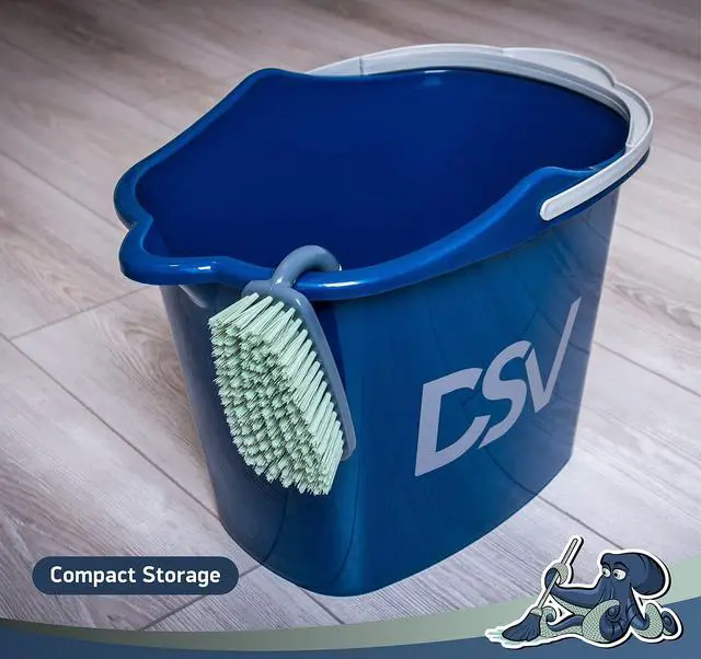 Alt view image 5 of 6 - | Shower Cleaning Brush | Comfort Grip & Stiff Flexible Bristles | Ideal for Cleaning Bathroom, Shower, Kitchen, Sink | Bristle Brush for Household Use, 1 Pack