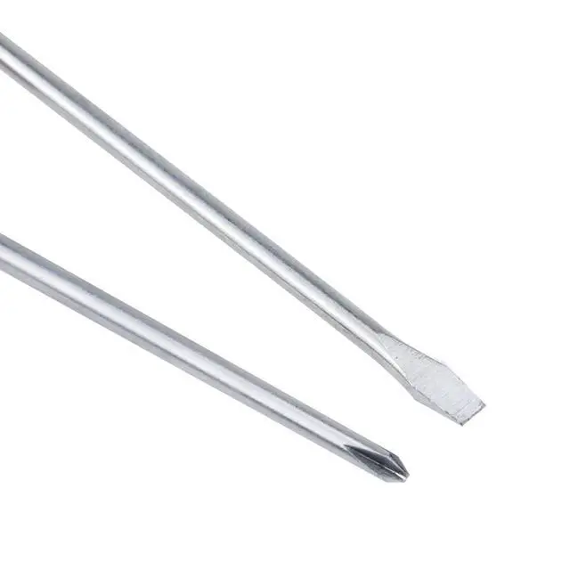 Alt view image 4 of 4 - 2Pcs Screwdriver Set, Non-Magnetic 3mm Phillips & Slotted Bits Screwdriver with 3 Inch Steel Shaft for Repair Home Improvement Craft
