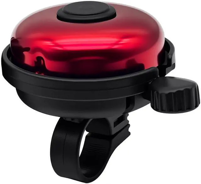 Main image of Classic Bike Bell for Adults, Aluminum Bicycle Bell, Loud Crisp Clear Sound Bicycle Horn Bike Accessories for Adult Bikes, Easy Installation, Use for Mountain Road and Commuter Safety, Red