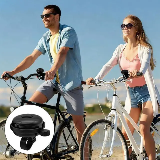 Alt view image 4 of 7 - Classic Bike Bell for Adults, Aluminum Bicycle Bell, Loud Crisp Clear Sound Bicycle Horn Bike Accessories for Adult Bikes, Easy Installation, Use for Mountain Road and Commuter Safety, Red