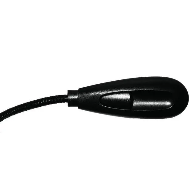 Alt view image 4 of 7 - USB Reading Lamp with 2 LED Lights and Flexible Gooseneck - 2 Brightness Settings and On Off Switch for Laptop Keyboard (Black)