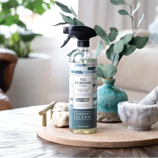Alt view image 3 of 7 - Clean All Purpose Cleaning Spray - Sea Salt & Eucalyptus 24 fl. oz (Pack of 3) - 100% Natural Scent, Kitchen Surface Counter, Surface Cleaner, Non Toxic All Purpose Cleaner Spray