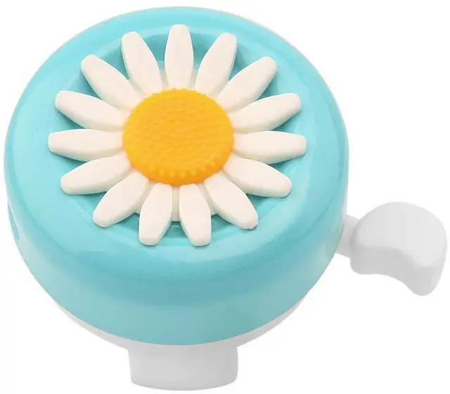 Main image of Kid's Bike Bell, Bicycle Bell for Girls, Bike Horn, Toddler Bike Bells (Blue & White)