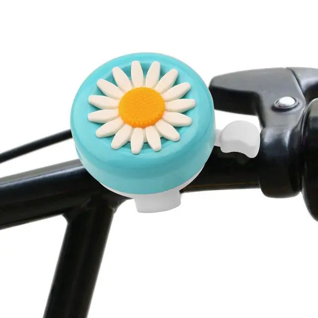 Alt view image 2 of 7 - Kid's Bike Bell, Bicycle Bell for Girls, Bike Horn, Toddler Bike Bells (Blue & White)