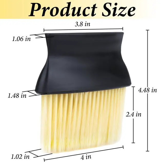 Alt view image 2 of 7 - Car Interior Brush, Automotive Interior Dusting Brush, Car Interior Cleaning Brush, Bristles Detailing Brush Dusting for Car Interior, Dashboard, Air Conditioner Vents, Leather, Computer (Yellow)