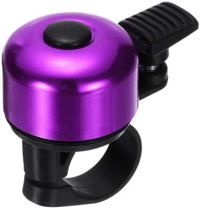Main image of Bike Bell Mini Bicycle Bell with Loud Crisp Clear Sound Bike Ring Bell Aluminum Bike Accessories for Road Adults Children Mountain Bike, Purple