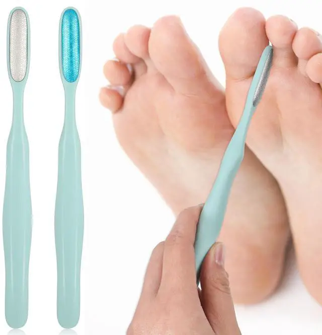 Main image of 2 Pcs Toe Cleaning Brush Mini Foot File Precision Callus Bunion Scrubber Callus Remover Tool Foot Rasp Feet File Brush Between Toes Cleaner for Toe Hard Skin Wet Dry in Shower