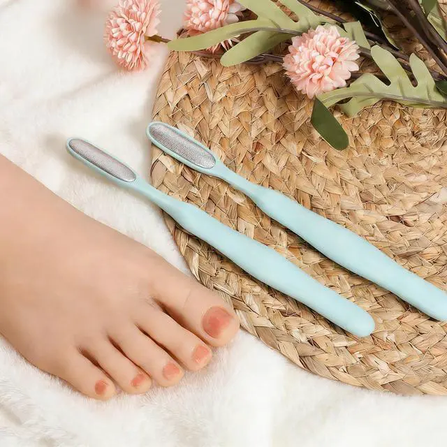 Alt view image 5 of 6 - 2 Pcs Toe Cleaning Brush Mini Foot File Precision Callus Bunion Scrubber Callus Remover Tool Foot Rasp Feet File Brush Between Toes Cleaner for Toe Hard Skin Wet Dry in Shower