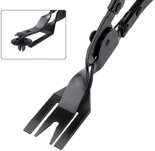 Alt view image 5 of 7 - 1 Pcs Automobile Interior Upholstery Trim Clip Pliers Remover Tool, Push Pin Pliers Panel Clip Removal Pliers Trim Removal Tool (Blue)