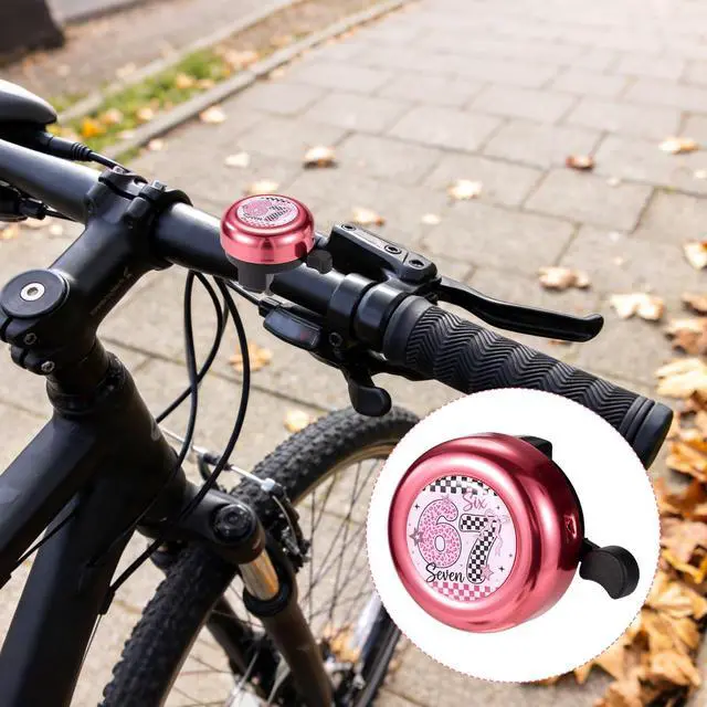 Alt view image 5 of 6 - Bike Bell for Kids Boys Toddlers, Leopard Print Pattern Bicycle Bell with Loud Clear Sound for Children's Bike Accessories