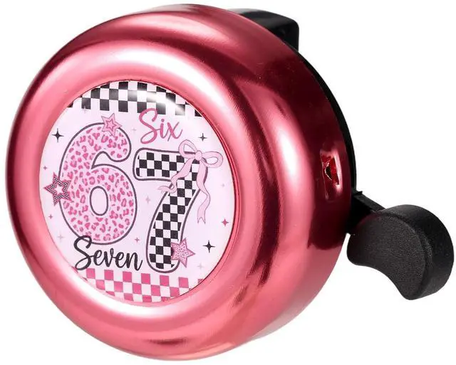 Main image of Bike Bell for Kids Boys Toddlers, Leopard Print Pattern Bicycle Bell with Loud Clear Sound for Children's Bike Accessories
