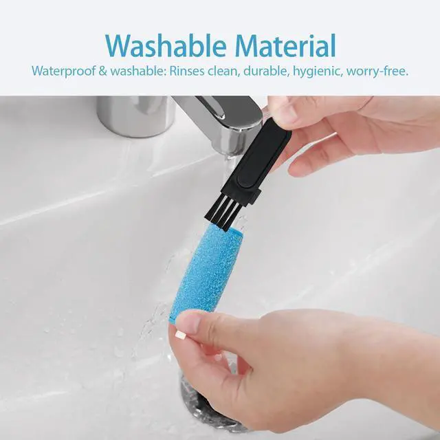 Alt view image 2 of 3 - 12 Pcs Replacement Rollers Compatible with Dr Scholl's Foot File and Amope Pedi-Perfect Callus Remover Foot File (6 Extra Coarse & 6 Regular Coarse)