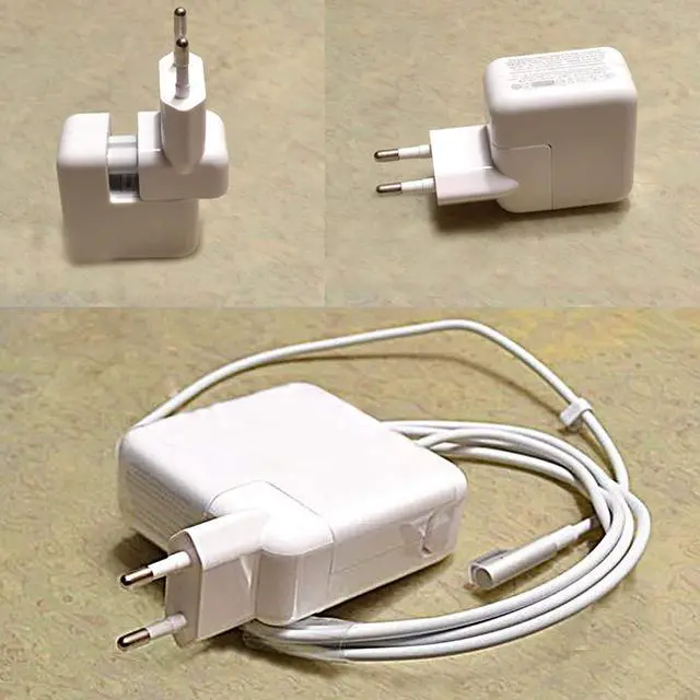 Alt view image 6 of 6 - AC Adapter Europe Plug, Converter Travel Charger Adapter for Mac Book Mac/Book/Phone/Pod AC Power Adapter (1 -Pack)