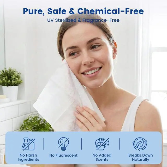 Alt view image 3 of 6 - Compressed Towels, 100PCS D isposable Face Towels for Travel Expandable Wipes Tablets with 2PCS Tube Containers for Survival Gear and Supplies Outdoors Camping Hiking Hotel