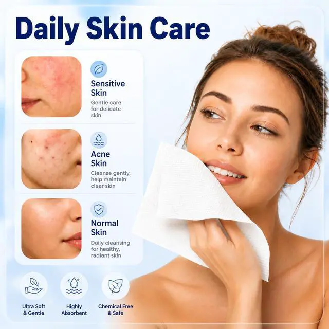 Alt view image 3 of 6 - 45PCS Compressed Towels for Travel, Disposable Face Towels & Face Wipes, Extra Thick Compressed Towel Tablets, Travel Washcloths for Camping, Outdoor, Hotel, Face & Body Care